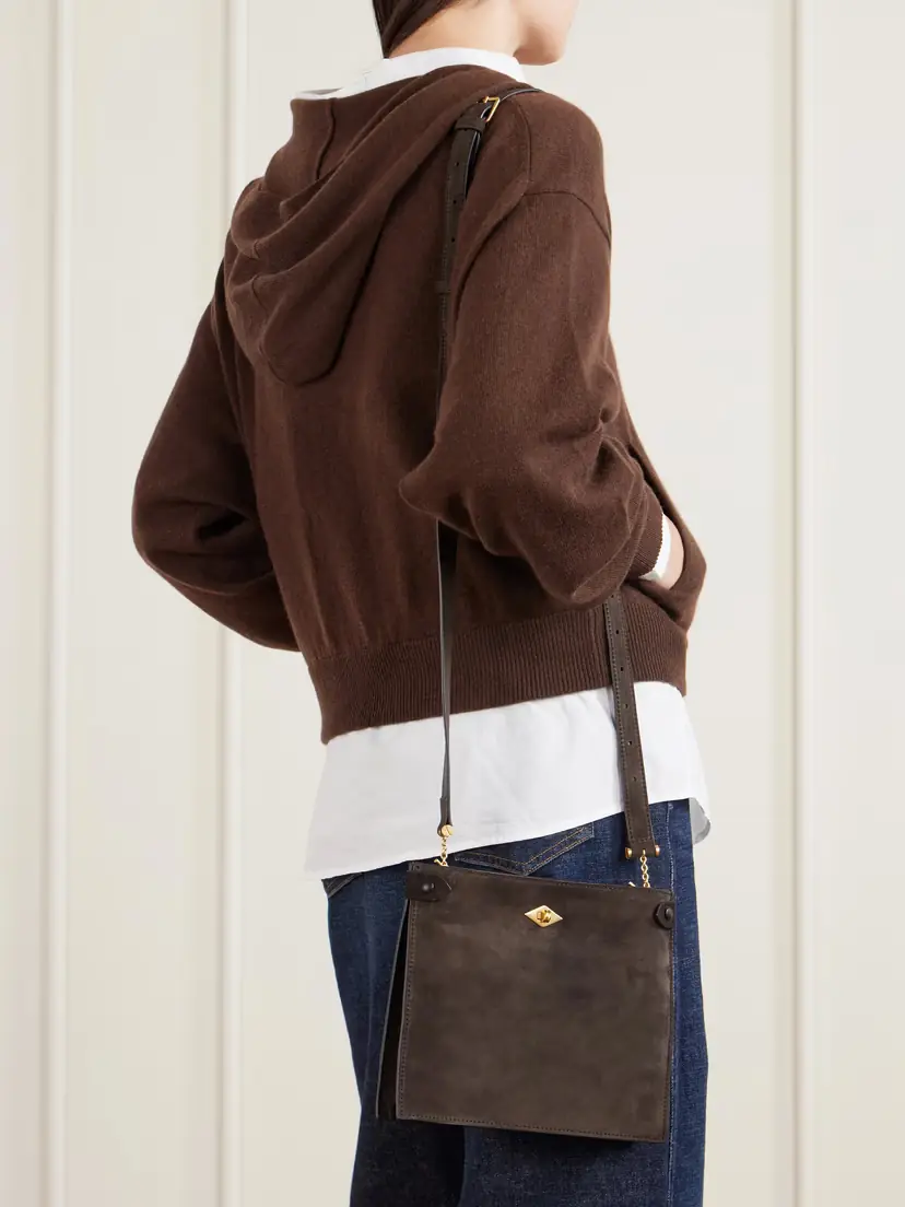 Métier Stowaway Suede Shoulder Bag | Thumbnail 5 Métier Stowaway Suede Shoulder Bag | Thumbnail 5