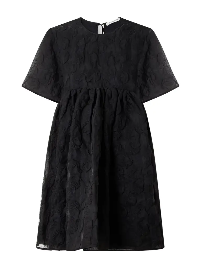 Cecilie Bahnsen Britney Pleated Tie-back Tulle Mini Dress | Image 1 Cecilie Bahnsen Britney Pleated Tie-back Tulle Mini Dress | Image 1