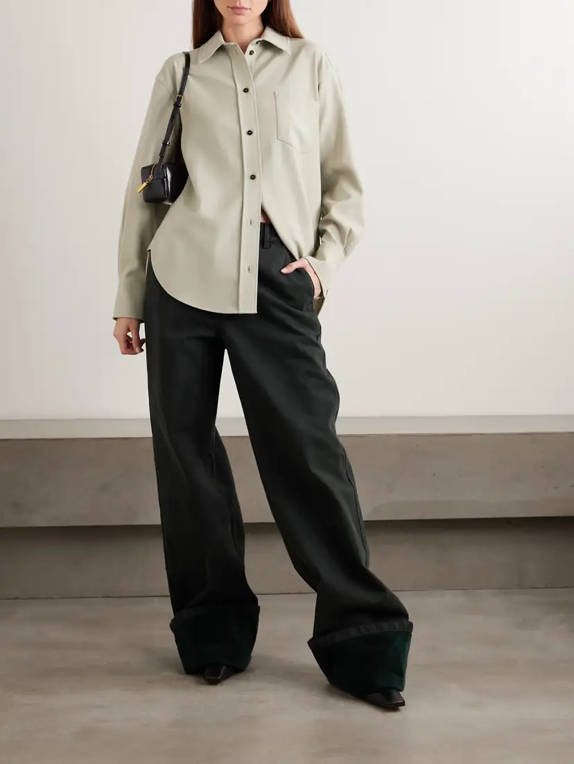 Victoria Beckham Embroidered Woven Shirt | Thumbnail 2 Victoria Beckham Embroidered Woven Shirt | Thumbnail 2