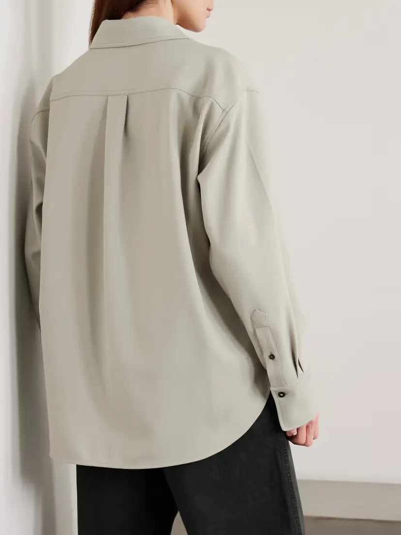 Victoria Beckham Embroidered Woven Shirt | Thumbnail 3 Victoria Beckham Embroidered Woven Shirt | Thumbnail 3