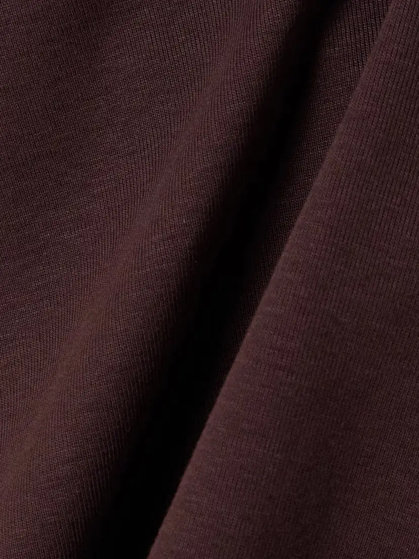 FLORE FLORE Dinah Ribbed Organic Cotton-jersey Turtleneck Top | Thumbnail 5 FLORE FLORE Dinah Ribbed Organic Cotton-jersey Turtleneck Top | Thumbnail 5