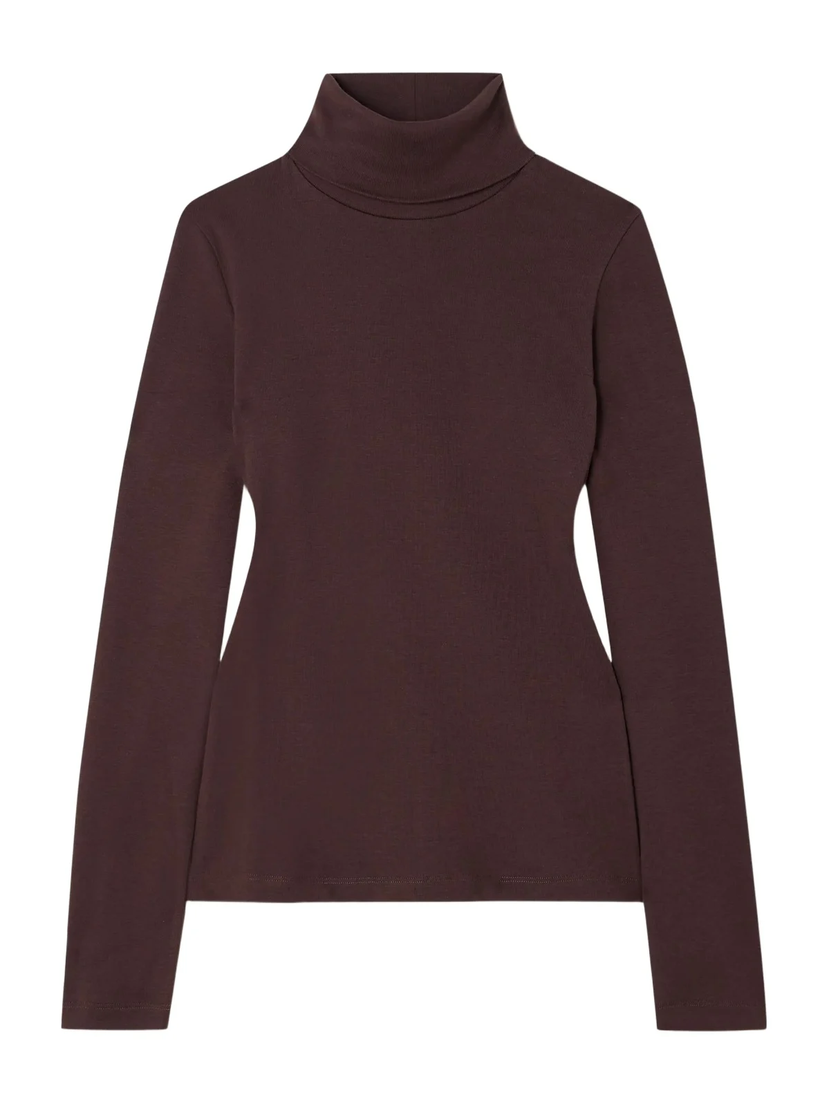 Dinah Ribbed Organic Cotton-jersey Turtleneck Top