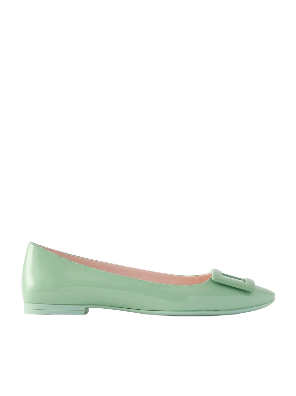 Roger Vivier Gommettine Patent-leather Ballet Flats