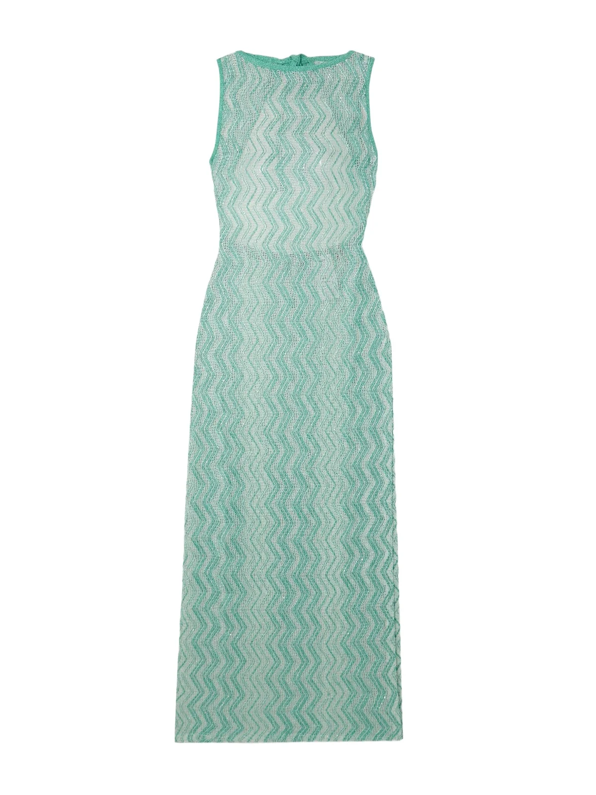 Missoni Striped Metallic Crochet-knit Coverup