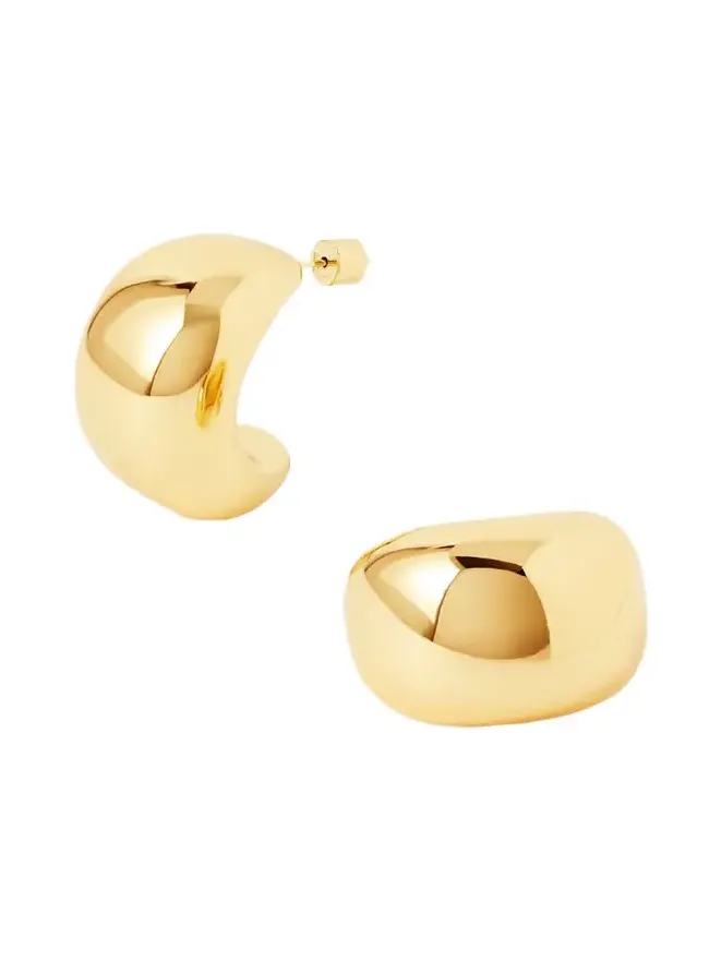 Jordyn Gold-plated Hoop Earrings Jordyn Gold-plated Hoop Earrings