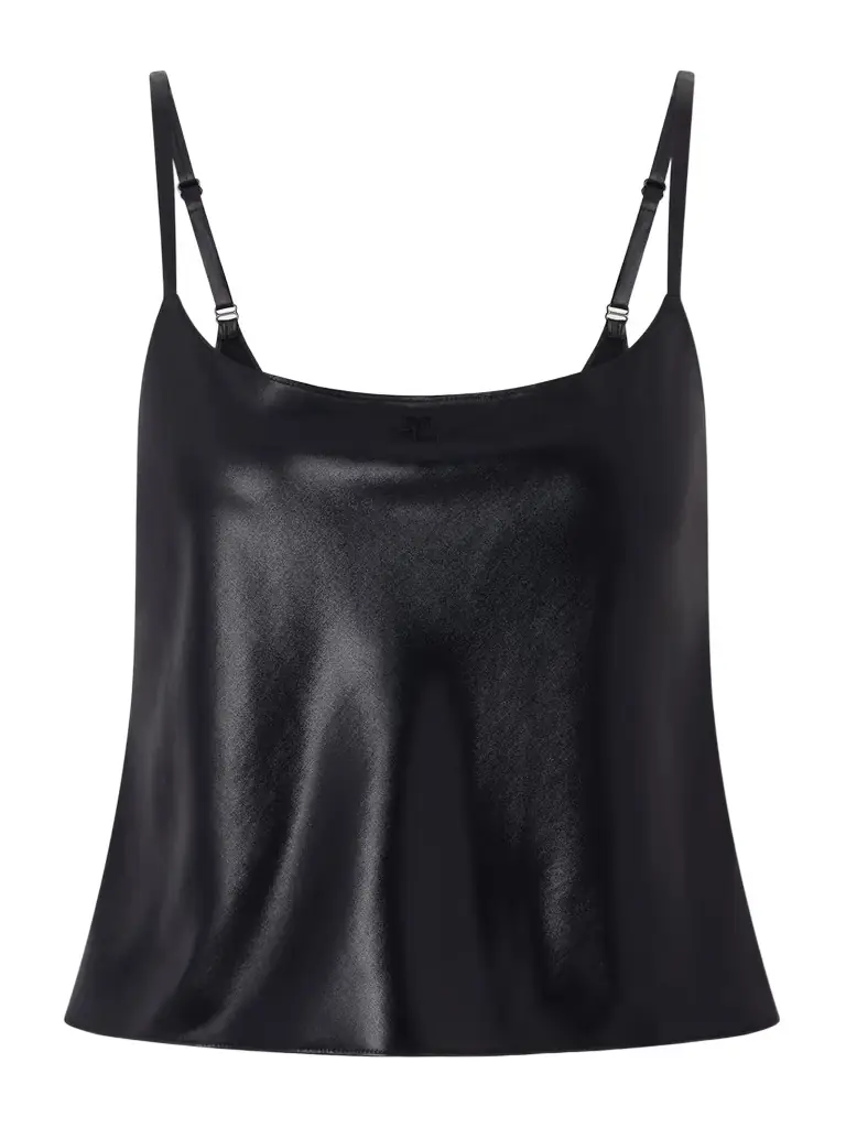 Courrèges Satin Camisole Top | Image 1 Courrèges Satin Camisole Top | Image 1