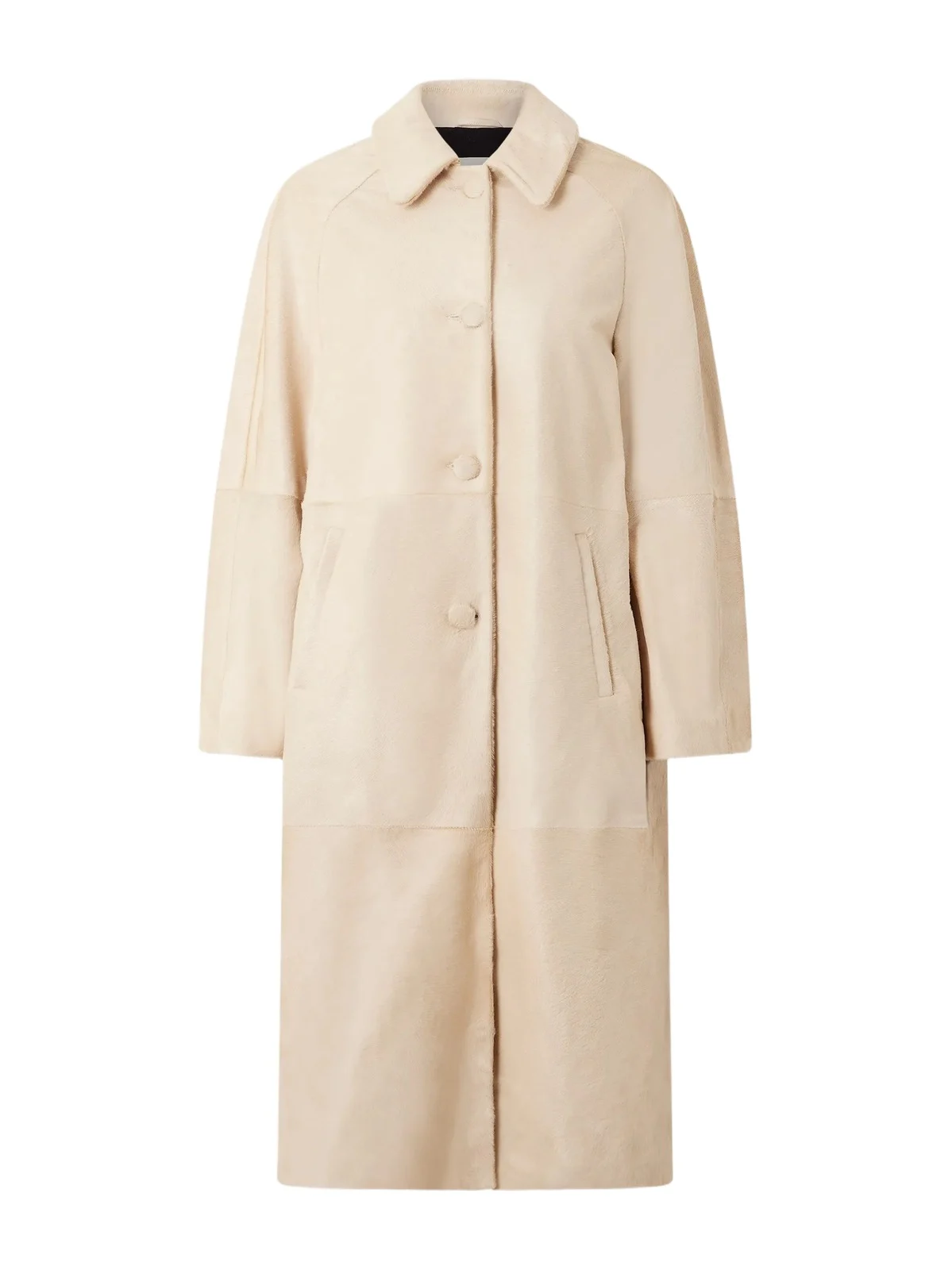 Paneled Calf Hair Coat Paneled Calf Hair Coat