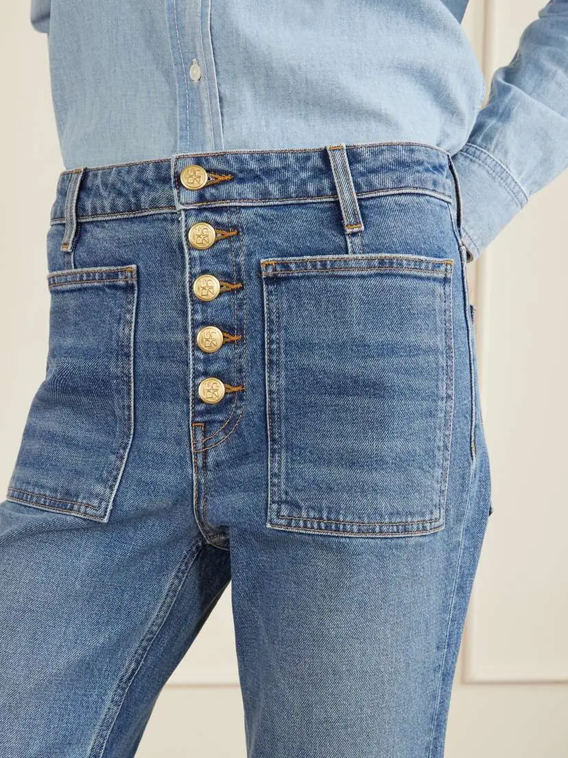 Ulla Johnson The Lou High-rise Flared Jeans | Thumbnail 5 Ulla Johnson The Lou High-rise Flared Jeans | Thumbnail 5
