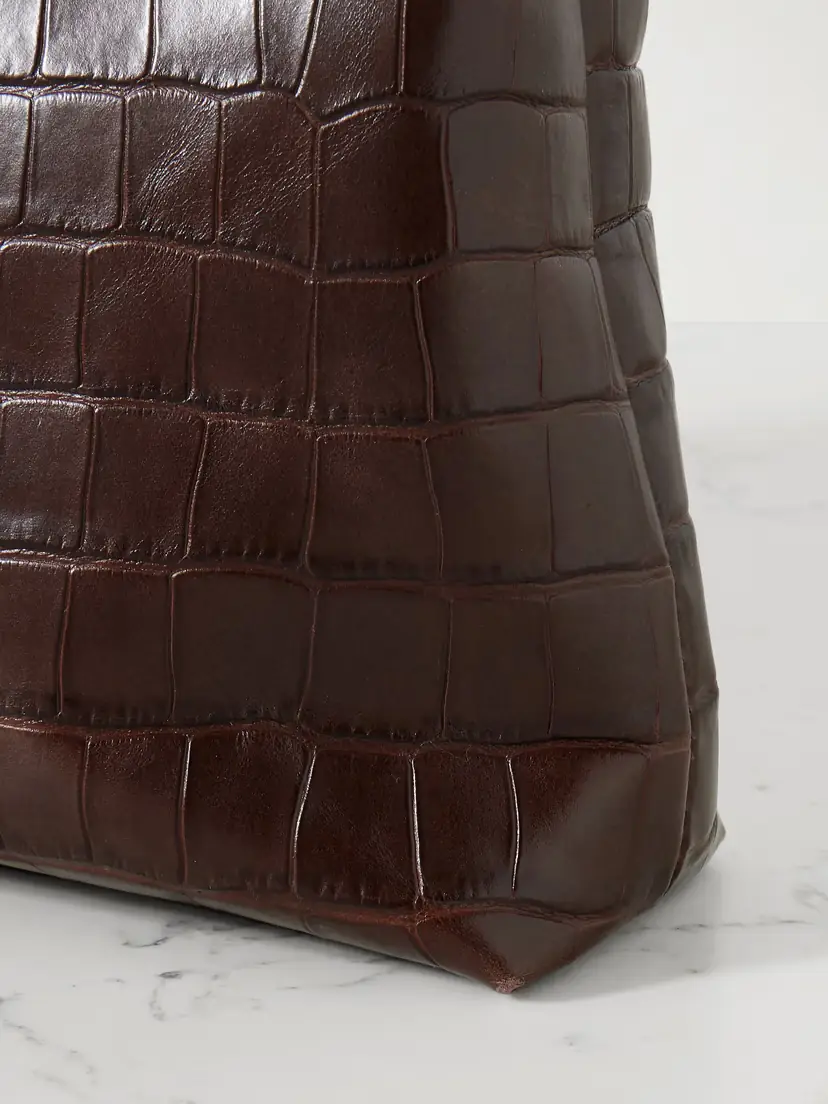 Nili Lotan Jerry Croc-effect Leather Clutch | Thumbnail 4 Nili Lotan Jerry Croc-effect Leather Clutch | Thumbnail 4