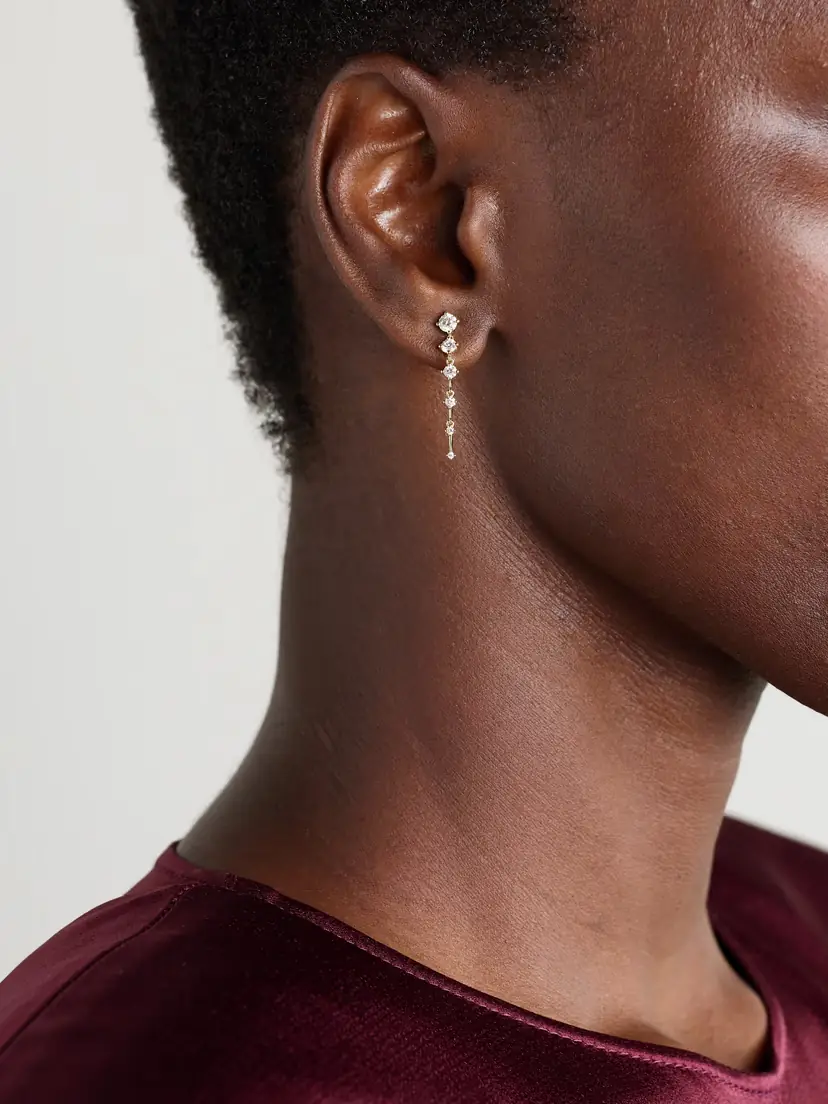 Fernando Jorge Sequence 18-karat Diamond Earrings | Thumbnail 2