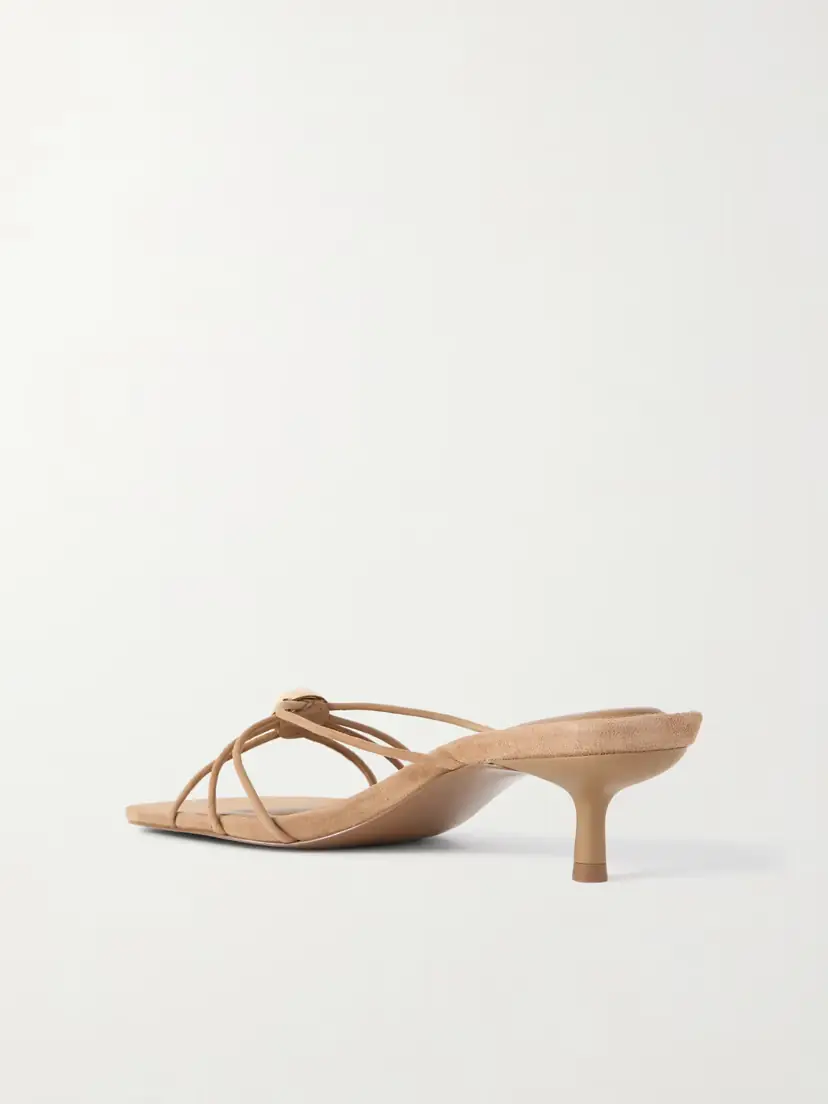Simkhai Amaya Embellished Suede Sandals | Thumbnail 3 Simkhai Amaya Embellished Suede Sandals | Thumbnail 3