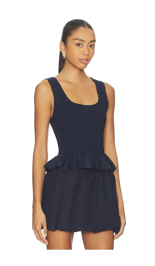 Onia Air Linen Smocked Tank Top | Thumbnail 2 Onia Air Linen Smocked Tank Top | Thumbnail 2
