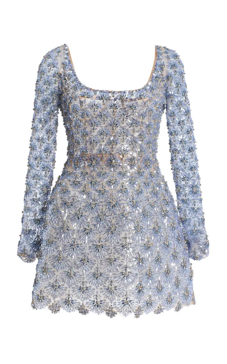 Oscar de la Renta Embellished Mini Cocktail Dress | Thumbnail 7 Oscar de la Renta Embellished Mini Cocktail Dress | Thumbnail 7
