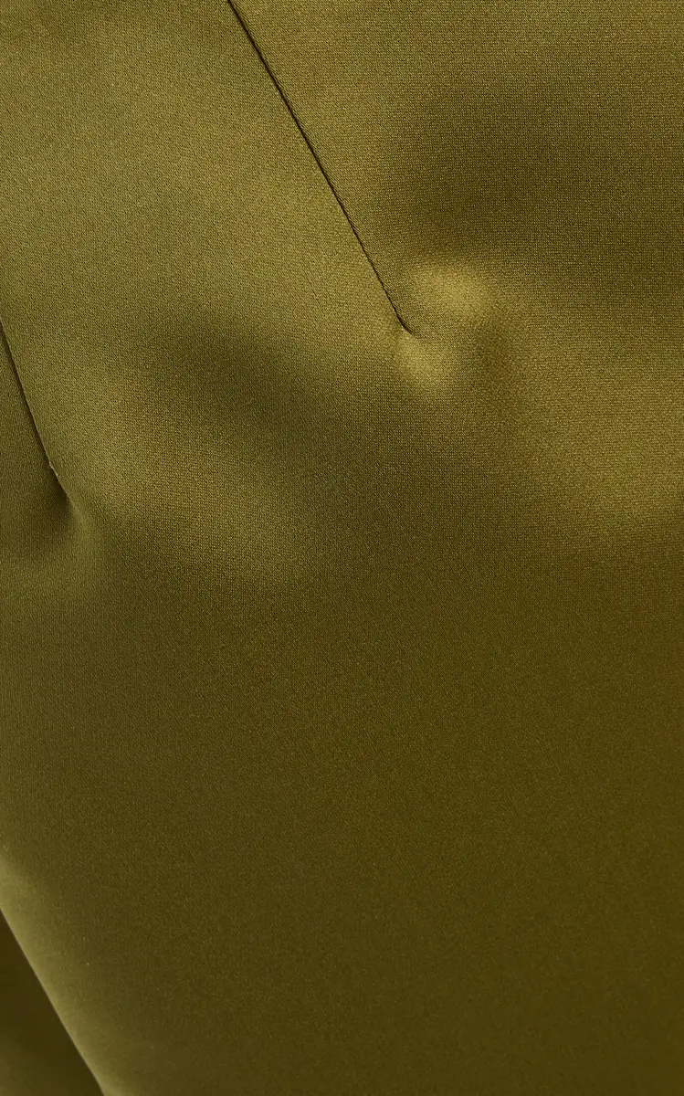 Oscar de la Renta Draped Satin Mini Skort | Thumbnail 6