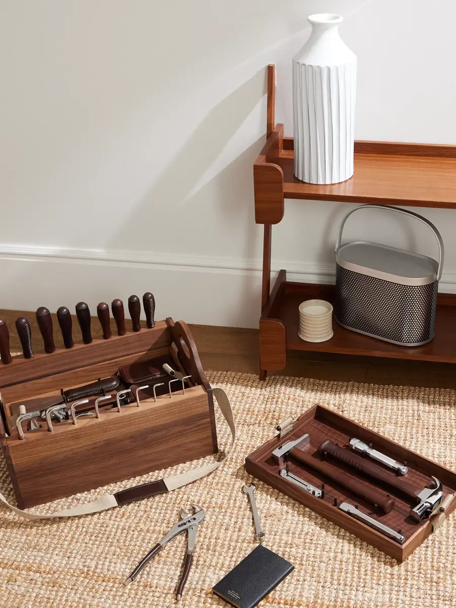 Lorenzi Milano Stainless Steel and Leather Tool Set - Men | Thumbnail 2 Lorenzi Milano Stainless Steel and Leather Tool Set - Men | Thumbnail 2