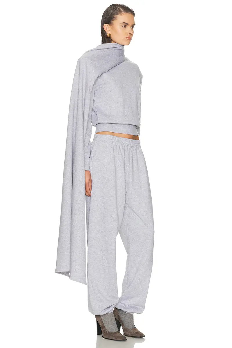 Magda Butrym Sweatshirt With Scarf | Thumbnail 2 Magda Butrym Sweatshirt With Scarf | Thumbnail 2