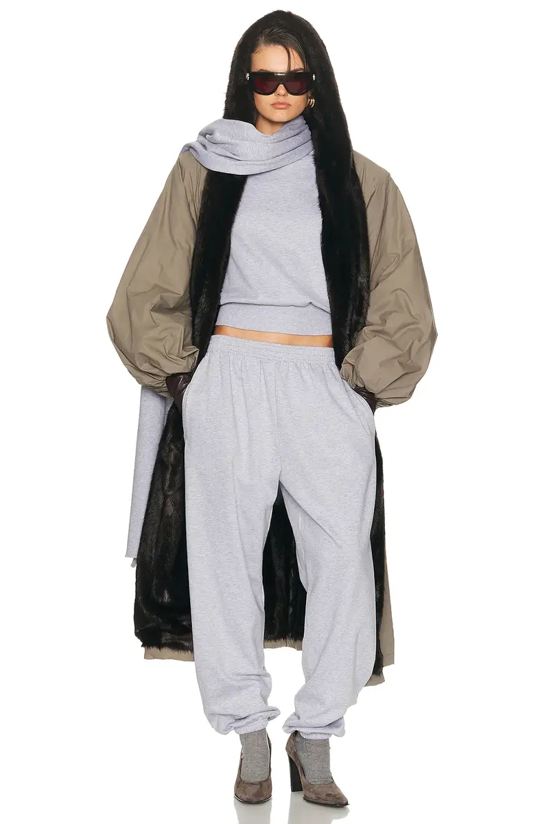 Magda Butrym Sweatshirt With Scarf | Thumbnail 5 Magda Butrym Sweatshirt With Scarf | Thumbnail 5