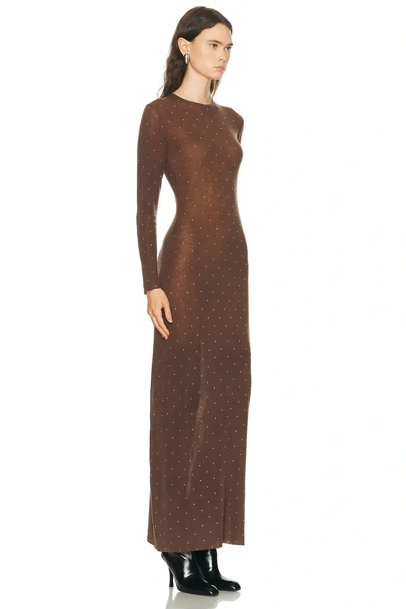 Rabanne Long Sleeve Maxi Dress | Thumbnail 2 Rabanne Long Sleeve Maxi Dress | Thumbnail 2