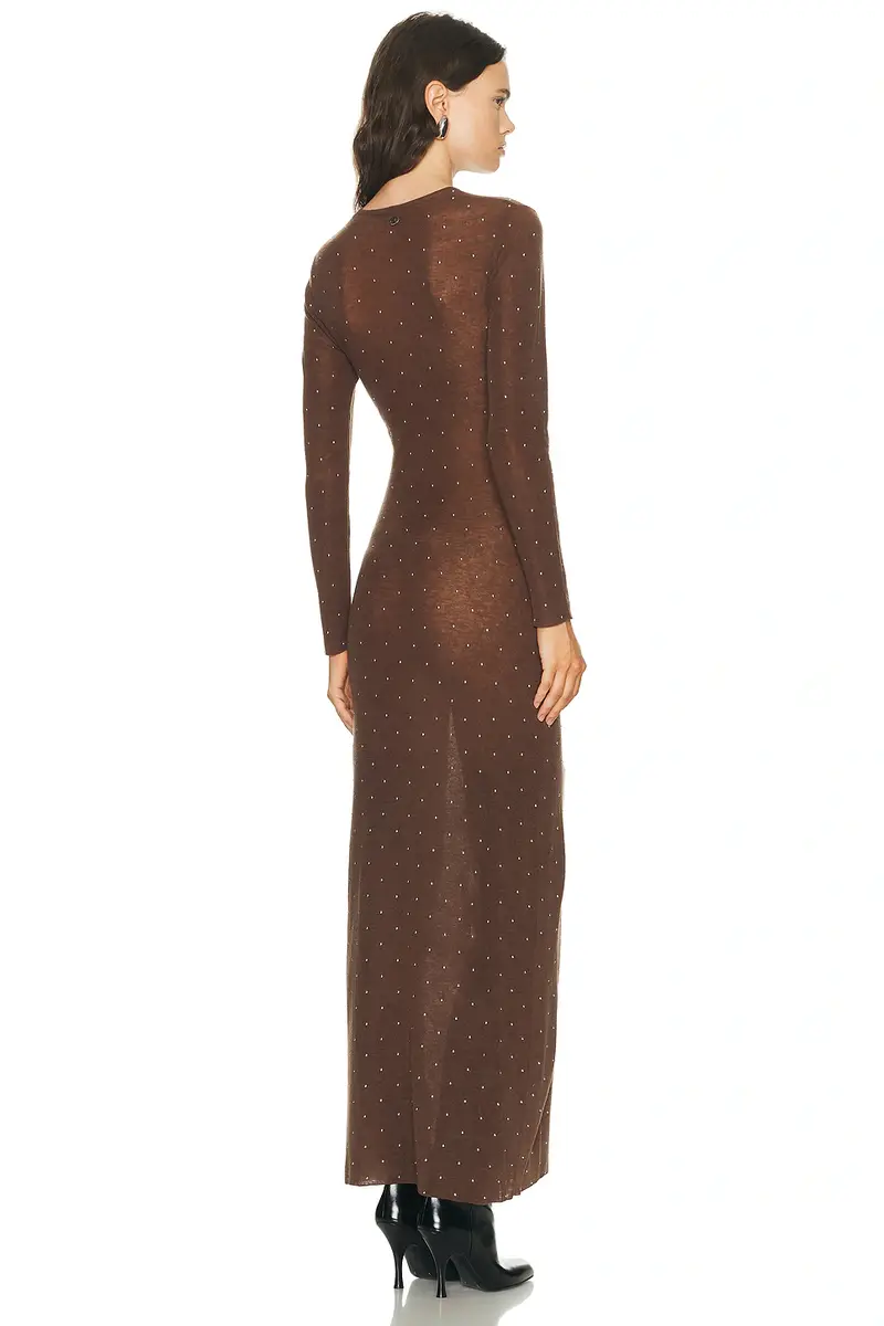 Rabanne Long Sleeve Maxi Dress | Thumbnail 3 Rabanne Long Sleeve Maxi Dress | Thumbnail 3