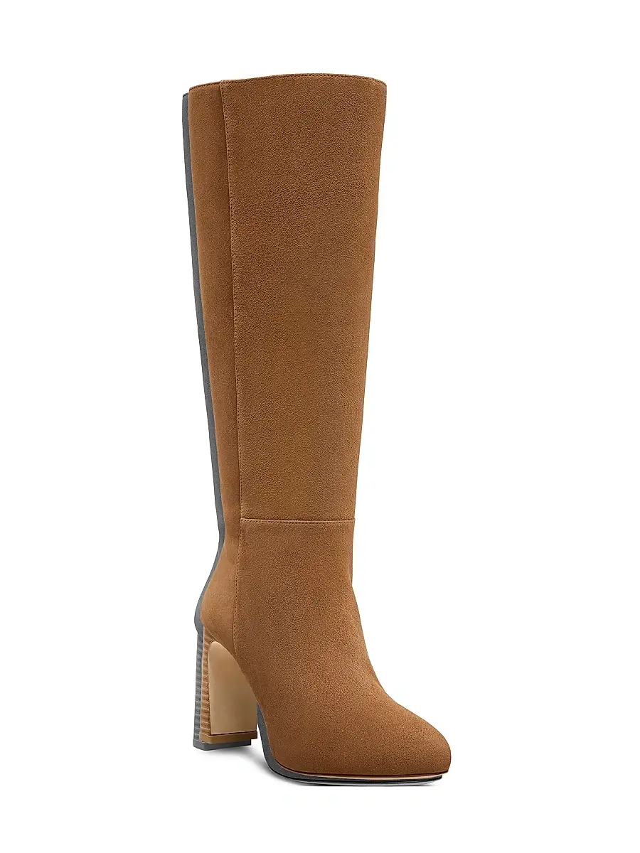 Stuart Weitzman Women's Babette 90MM Suede Platform Boots | Thumbnail 2 Stuart Weitzman Women's Babette 90MM Suede Platform Boots | Thumbnail 2
