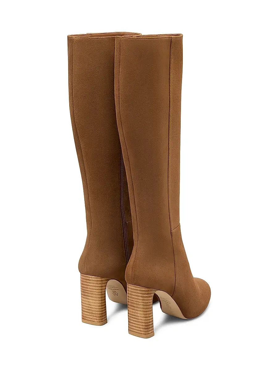 Stuart Weitzman Women's Babette 90MM Suede Platform Boots | Thumbnail 3 Stuart Weitzman Women's Babette 90MM Suede Platform Boots | Thumbnail 3
