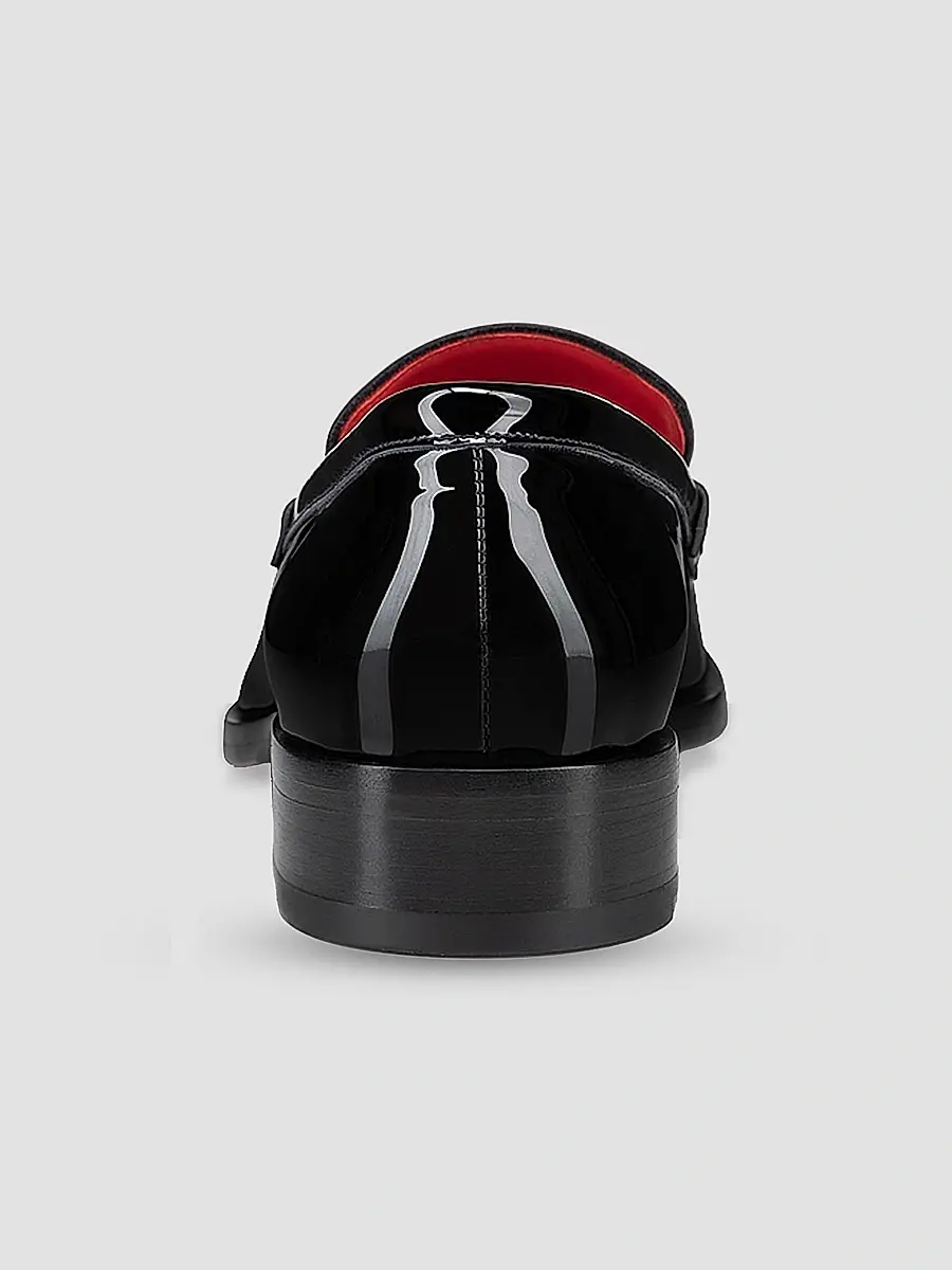 Christian Louboutin Men's Chambelimoc Night Strass Loafers - Black | Thumbnail 3