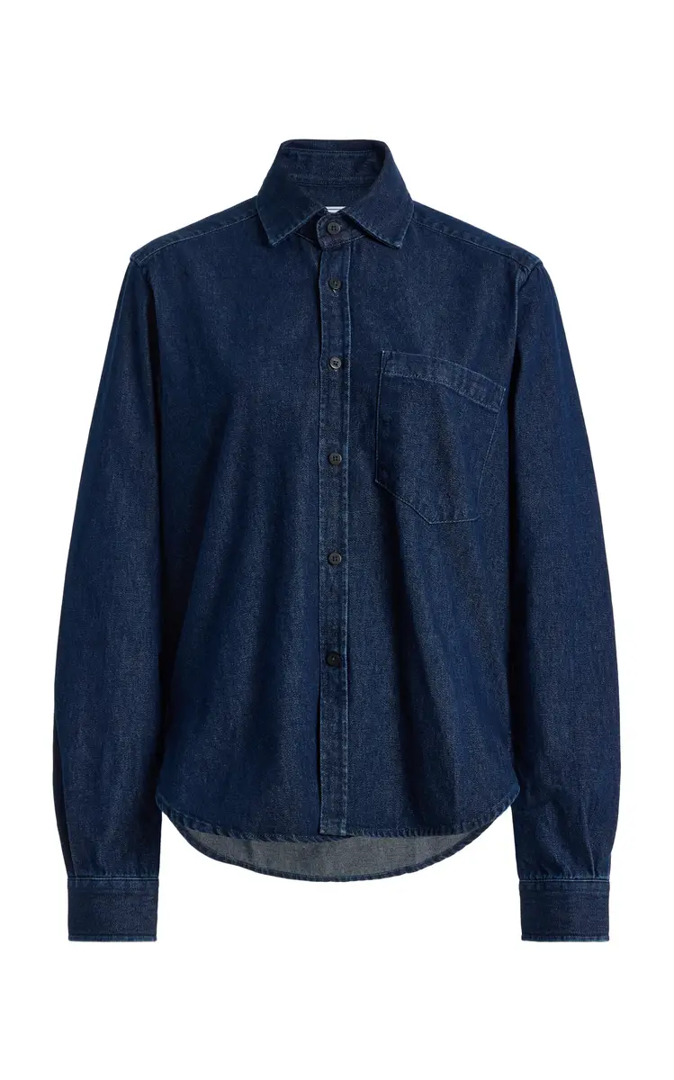 With Nothing Underneath Exclusive The Classic Denim Shirt | Image 1 With Nothing Underneath Exclusive The Classic Denim Shirt | Image 1