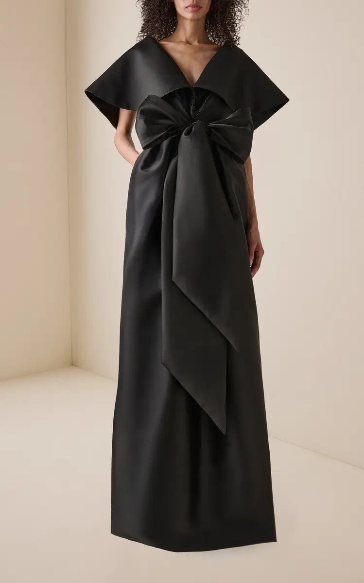 GRETA CONSTANTINE Osprey Satin Gown | Thumbnail 3 GRETA CONSTANTINE Osprey Satin Gown | Thumbnail 3