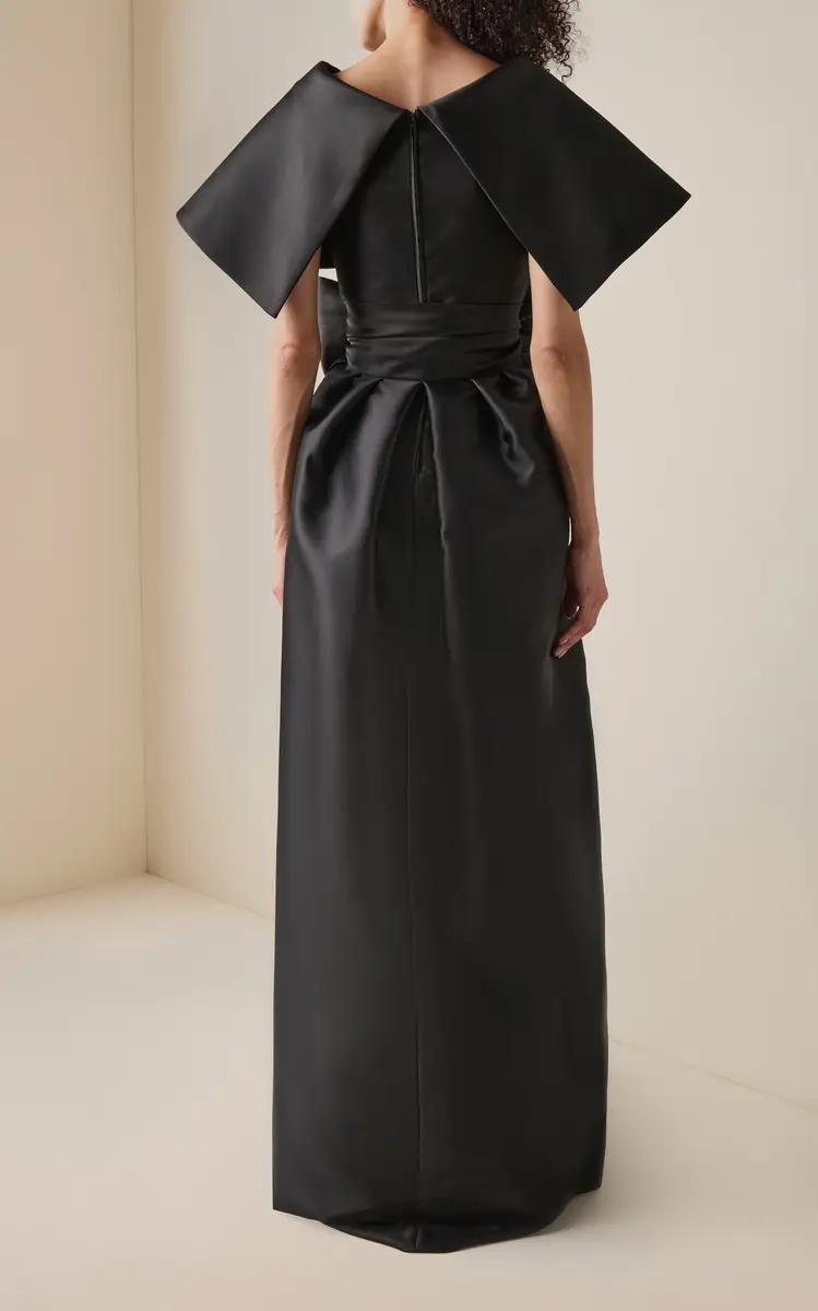 GRETA CONSTANTINE Osprey Satin Gown | Thumbnail 4 GRETA CONSTANTINE Osprey Satin Gown | Thumbnail 4