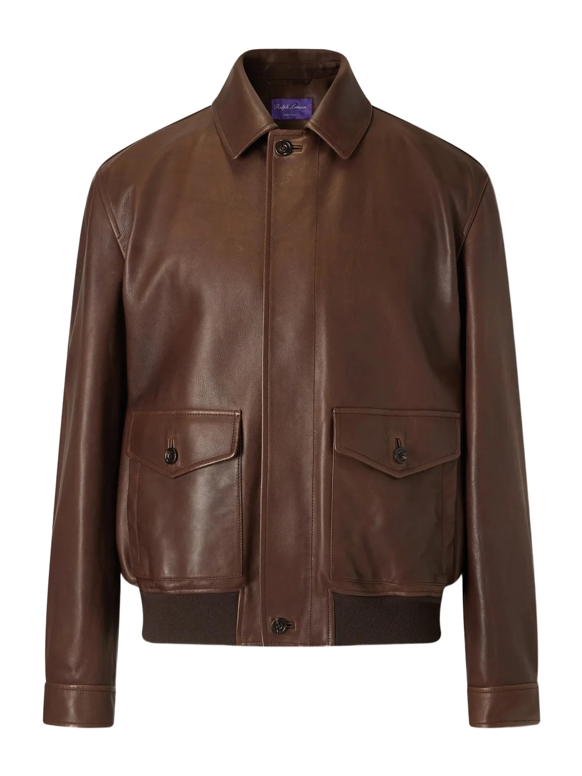 Leather Bomber Jacket - Men Leather Bomber Jacket - Men