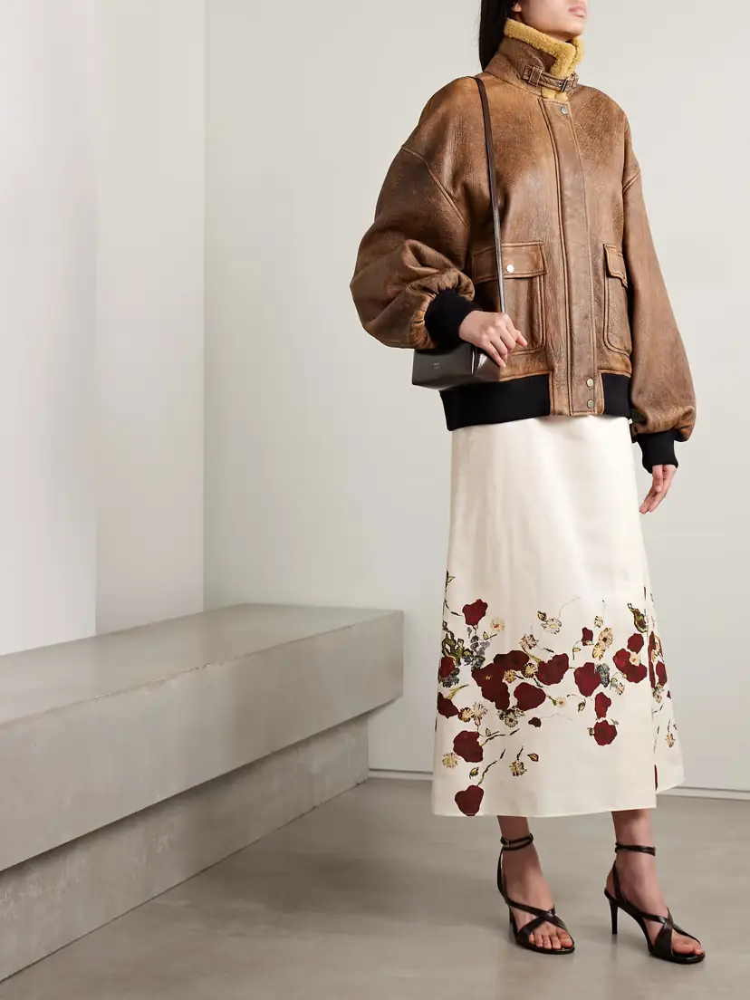 Khaite Demi Floral-print Silk And Cotton-blend Organza Midi Skirt | Thumbnail 2 Khaite Demi Floral-print Silk And Cotton-blend Organza Midi Skirt | Thumbnail 2
