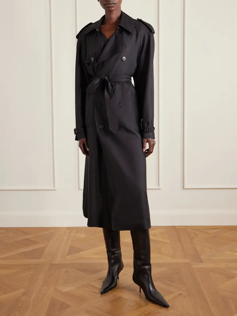 Saint Laurent Victoire Leather Knee Boots | Thumbnail 4