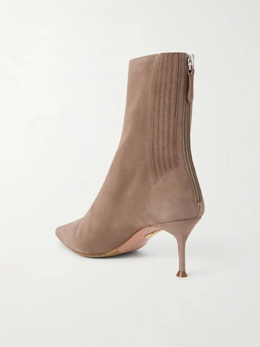Aquazzura Saint Honoré 65 Suede Ankle Boots | Thumbnail 3 Aquazzura Saint Honoré 65 Suede Ankle Boots | Thumbnail 3