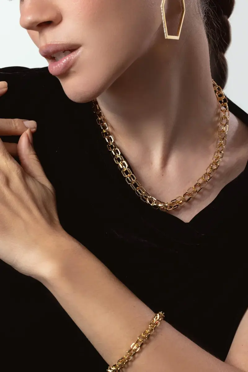 CADAR B Home Medium Link Necklace | Thumbnail 4