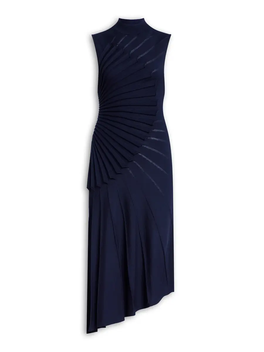 Alaïa Sculpting Wool Midi Dress | Image 1 Alaïa Sculpting Wool Midi Dress | Image 1