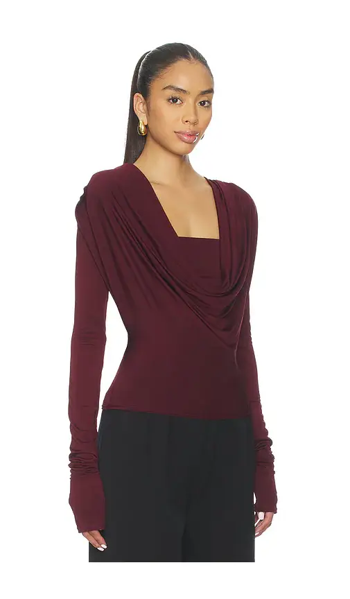Lapointe Cowl Neck Bandeau Top | Thumbnail 2