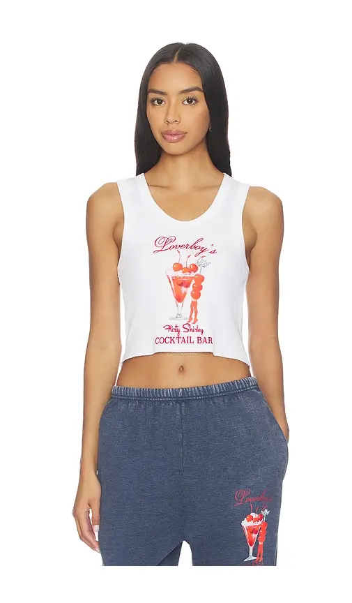 Boys Lie X Loverboy Flirty Shirley Randy Tank Top | Image 1 Boys Lie X Loverboy Flirty Shirley Randy Tank Top | Image 1