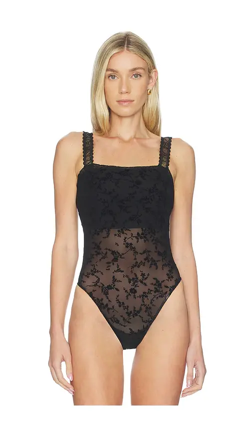 AllSaints Charli Flocked Bodysuit | Thumbnail 2 AllSaints Charli Flocked Bodysuit | Thumbnail 2
