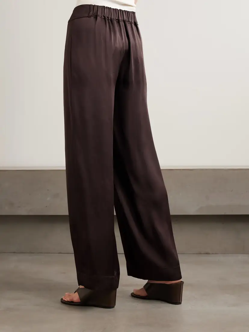 LIBEROWE Satin-crepe Wide-leg Pants | Thumbnail 4 LIBEROWE Satin-crepe Wide-leg Pants | Thumbnail 4