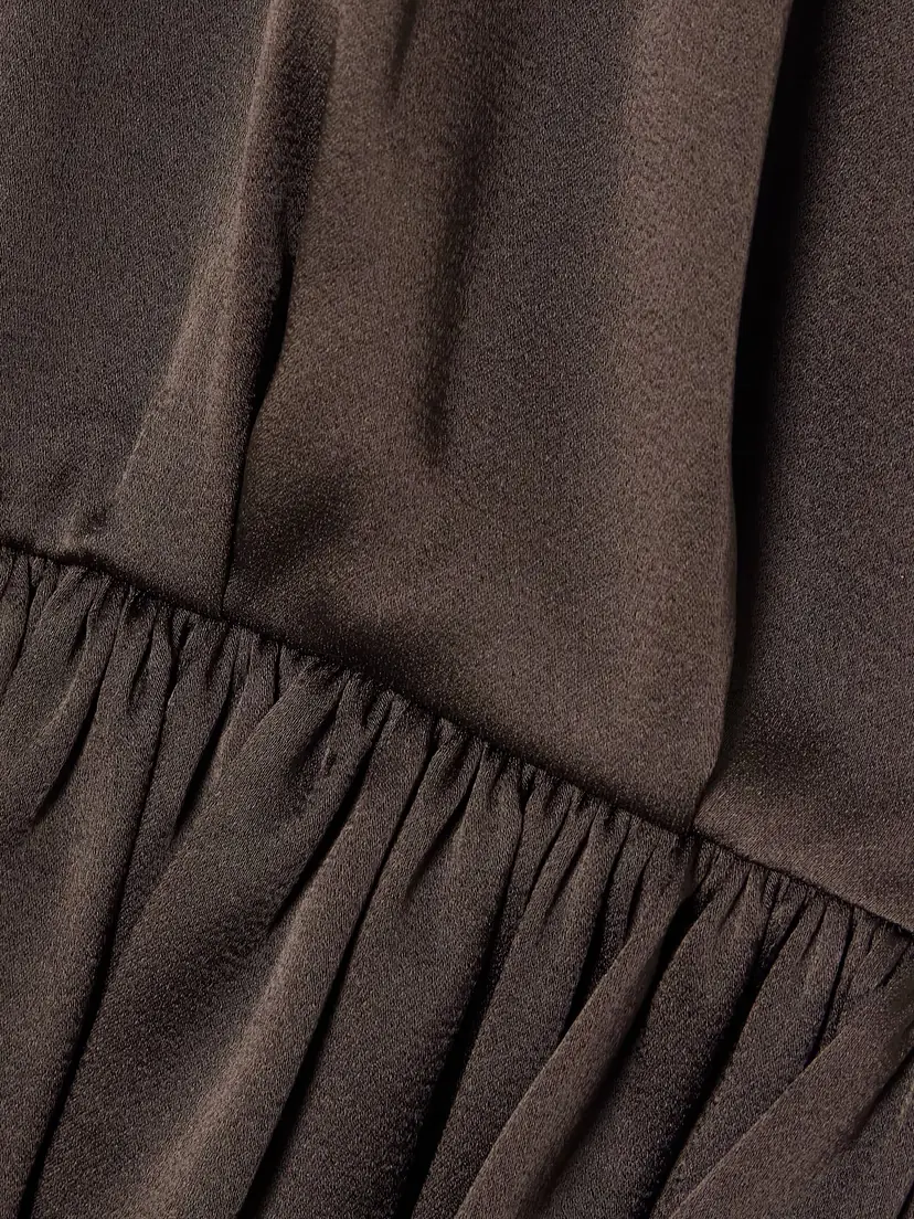 LIBEROWE Tamara Satin-crepe Peplum Halterneck Top | Thumbnail 4 LIBEROWE Tamara Satin-crepe Peplum Halterneck Top | Thumbnail 4