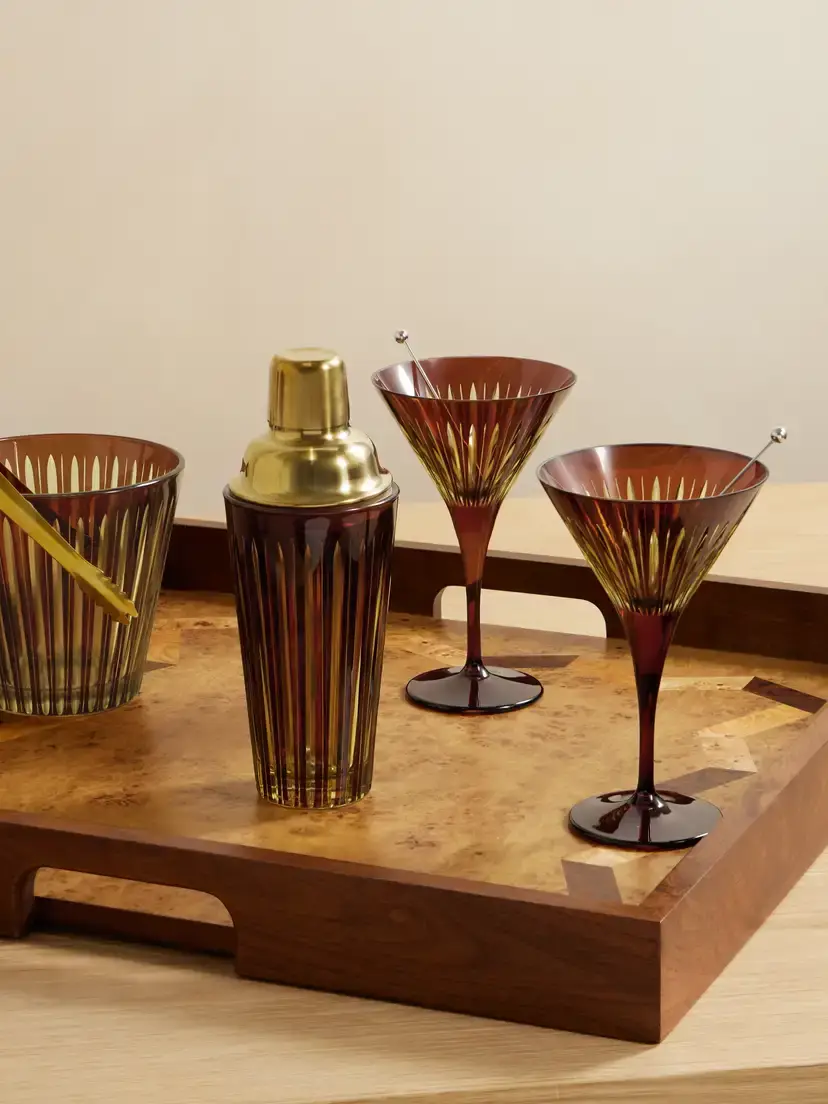 L'Objet Prism Gold-tone And Glass Cocktail Set | Thumbnail 2