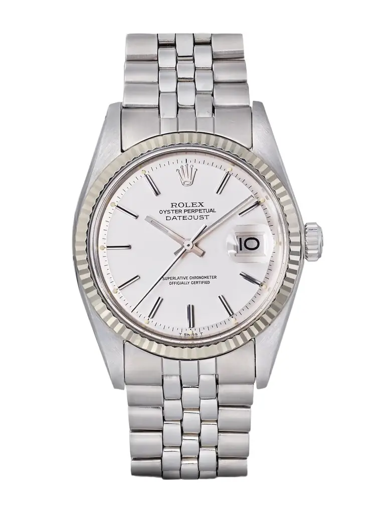 Wind Vintage Pre-owned 1975 Rolex Datejust Automatic 36mm Stainless Steel Watch