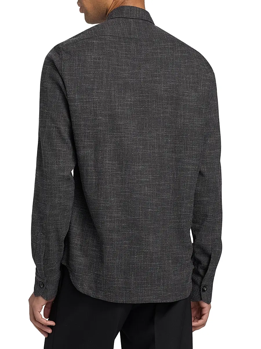 Kiton Men's Buba Pocket Shirt | Thumbnail 5 Kiton Men's Buba Pocket Shirt | Thumbnail 5