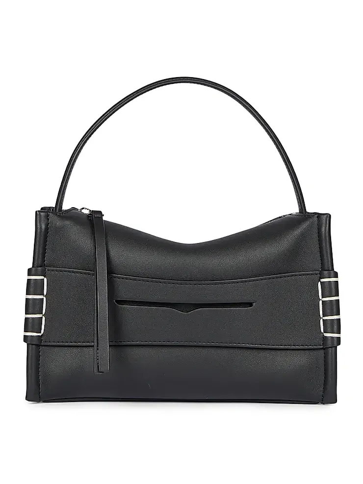 Women's Small Loafer Leather Top Handle Bag