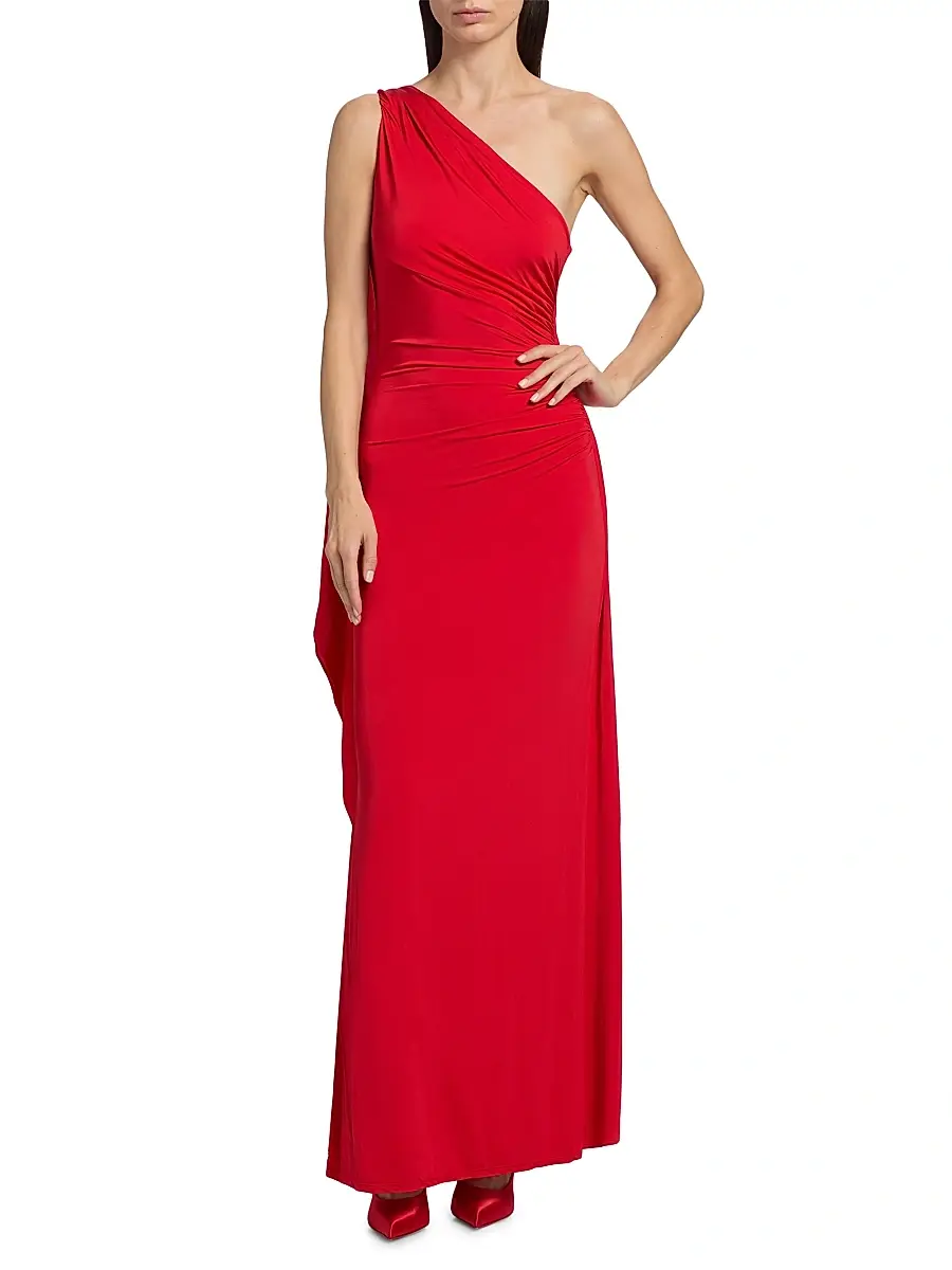 Ronny Kobo Women's Linden One-Shoulder Maxi Dress | Thumbnail 3 Ronny Kobo Women's Linden One-Shoulder Maxi Dress | Thumbnail 3