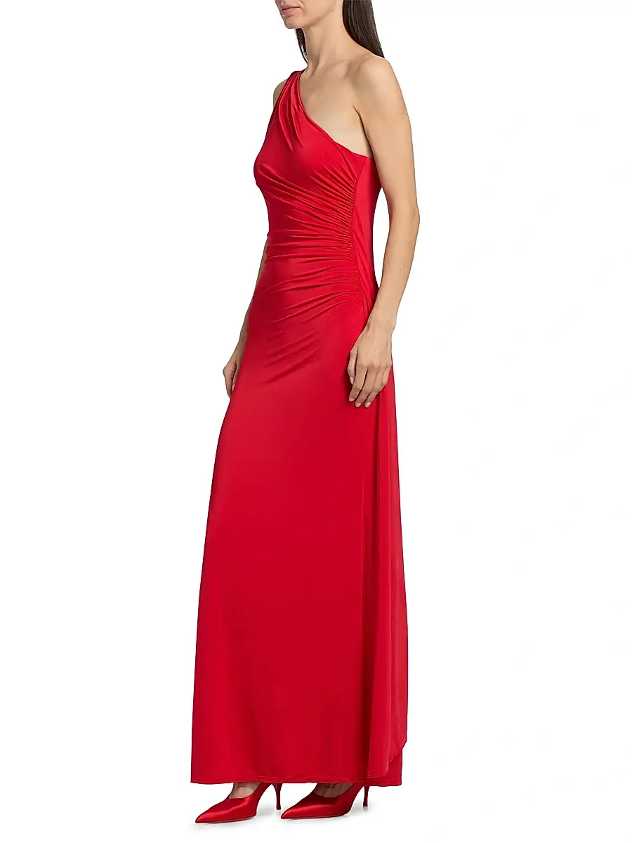Ronny Kobo Women's Linden One-Shoulder Maxi Dress | Thumbnail 4 Ronny Kobo Women's Linden One-Shoulder Maxi Dress | Thumbnail 4