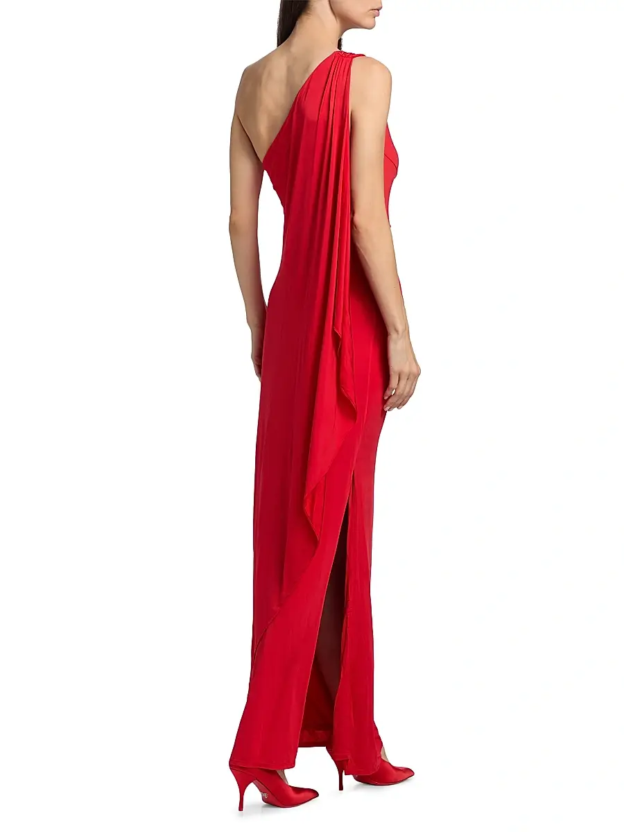 Ronny Kobo Women's Linden One-Shoulder Maxi Dress | Thumbnail 5 Ronny Kobo Women's Linden One-Shoulder Maxi Dress | Thumbnail 5