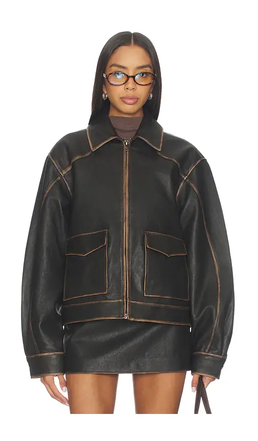 Mimchik Pint Leather Jacket | Thumbnail 2