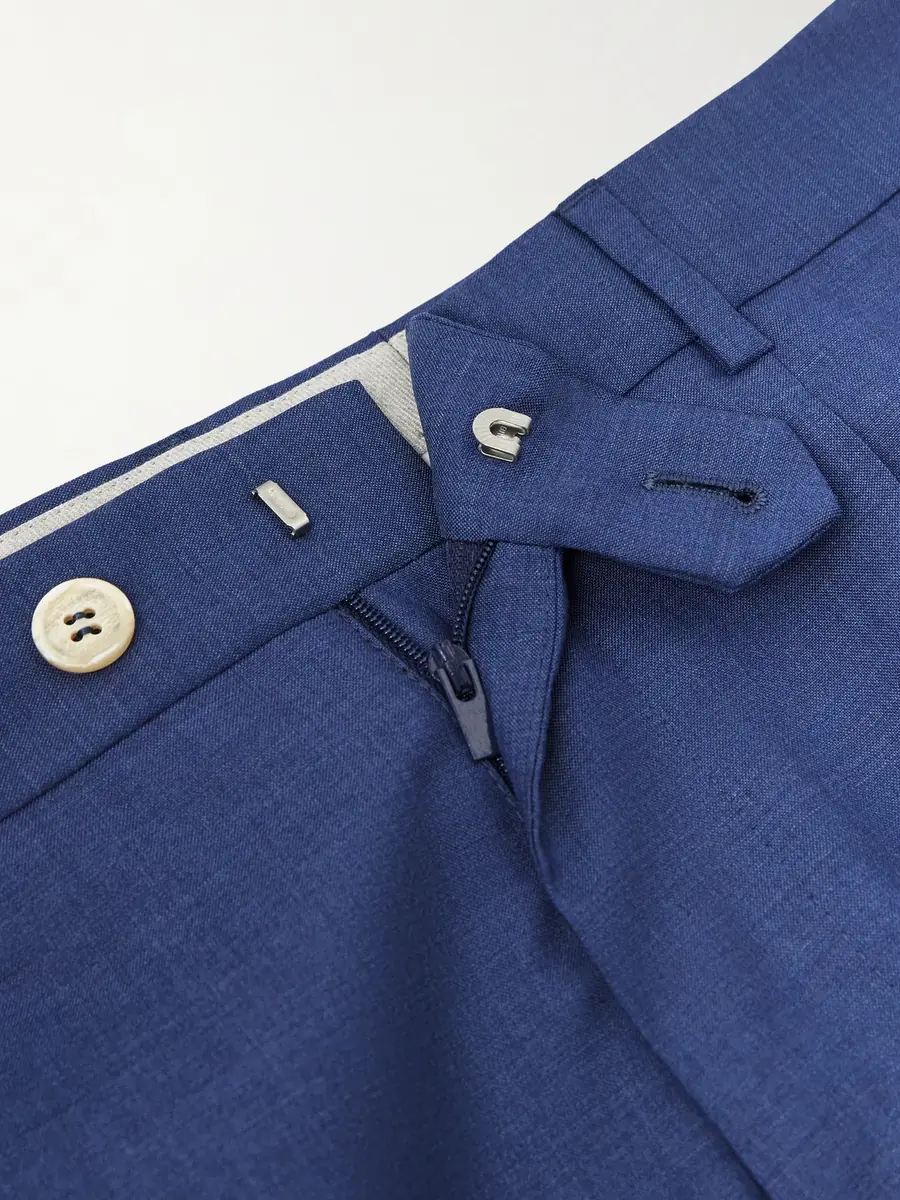 Brunello Cucinelli Straight-Leg Pleated Virgin Wool Suit Trousers - Men | Thumbnail 5 Brunello Cucinelli Straight-Leg Pleated Virgin Wool Suit Trousers - Men | Thumbnail 5