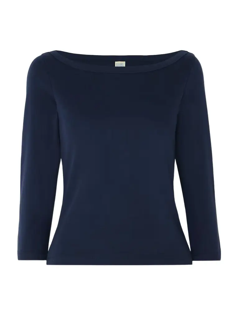 FLORE FLORE Steffi Ribbed Organic Cotton-jersey T-shirt | Image 1 FLORE FLORE Steffi Ribbed Organic Cotton-jersey T-shirt | Image 1